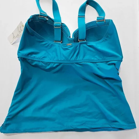 Anne Cole Live in Color Twis Bandini Top Size 18W - Picture 6 of 9